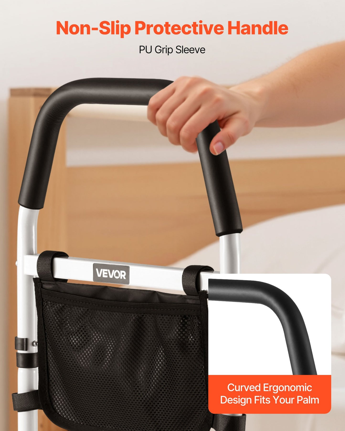 Bed Rail Assist Handle