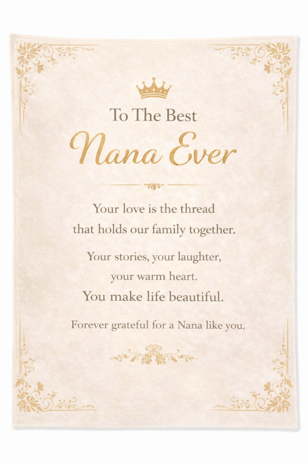 Nana Blanket – A Gift She Will Never Forget