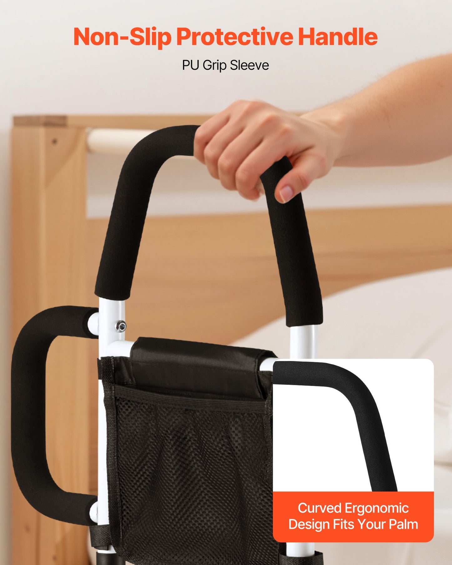 Bed Rail Assist Handle (Senior Safety Support)