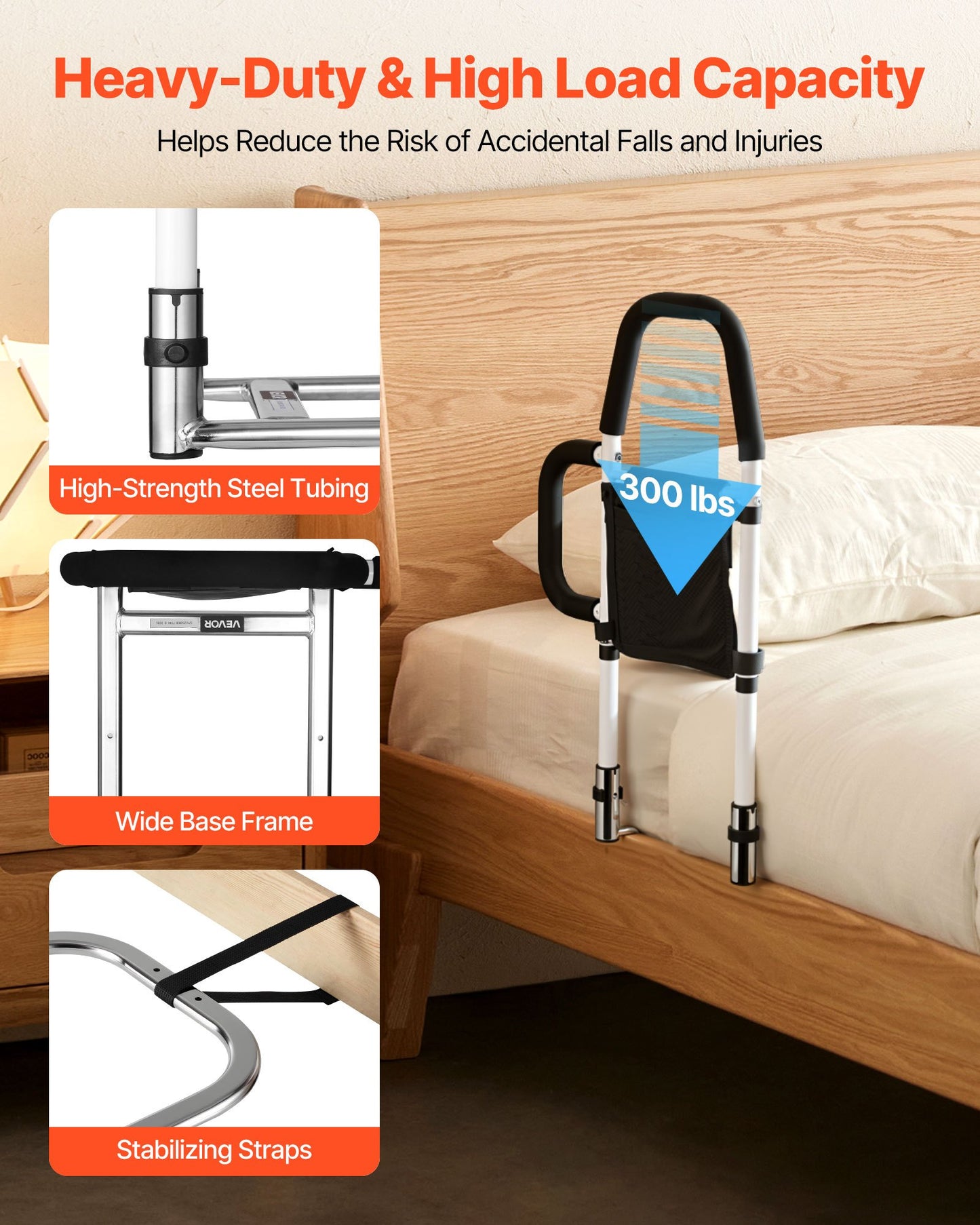 Bed Rail Assist Handle (Senior Safety Support)