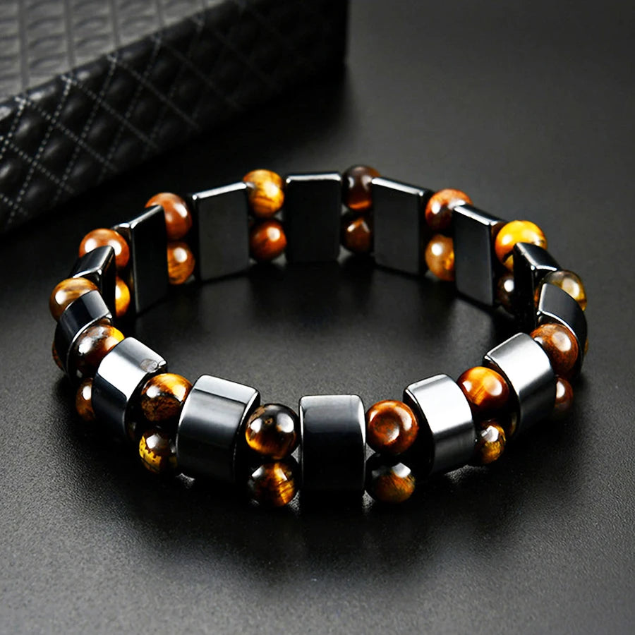 The HOBBORN Natural Energy Strand Bracelet