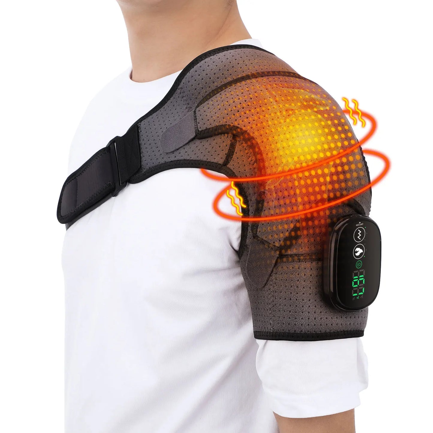 The Ning 021 Ergonomic Shoulder Vibration Massager