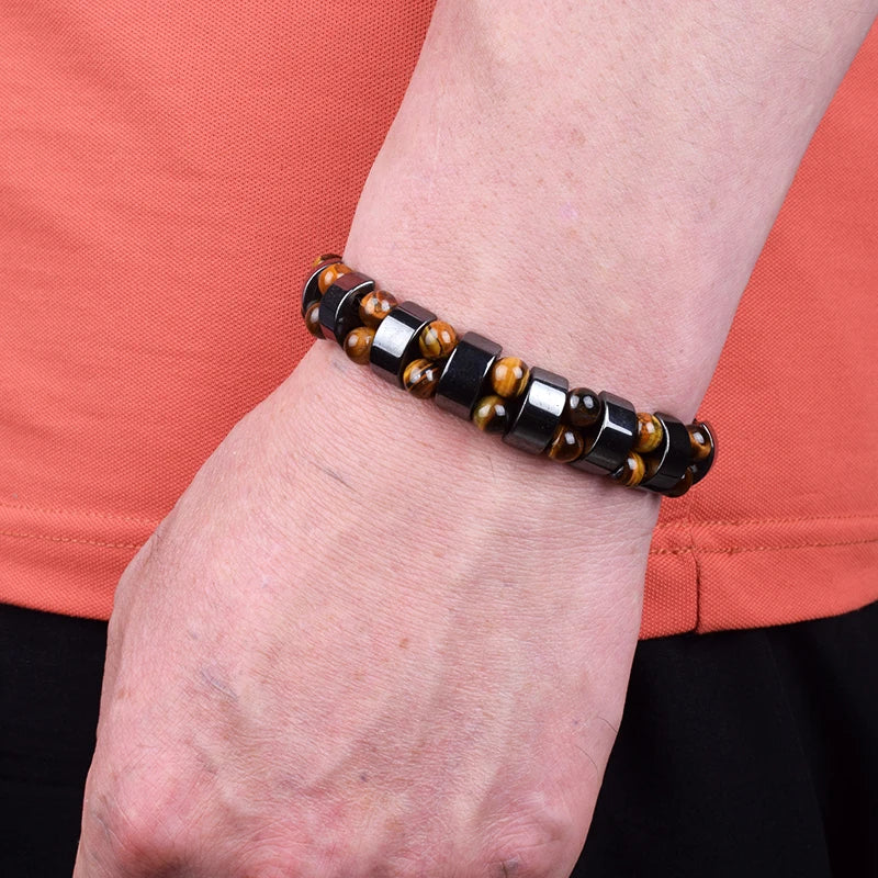 The HOBBORN Natural Energy Strand Bracelet