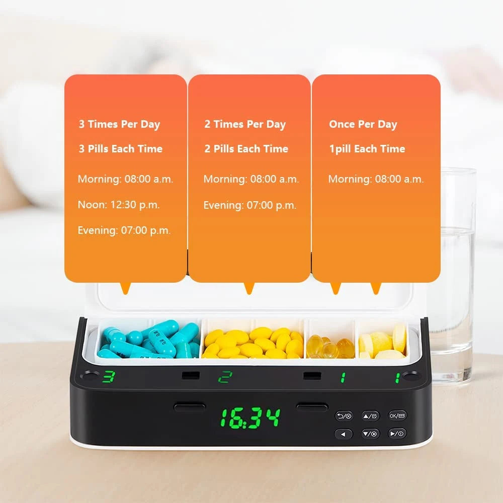 The LSHOW MO-EPC Intelligent Alarm Pill Organizer