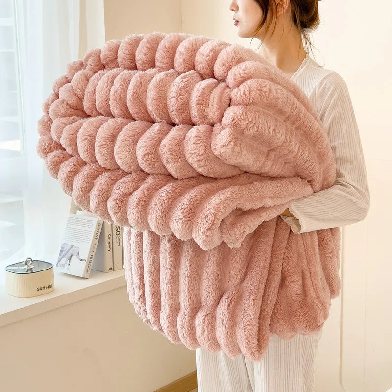 Solid Thickened Blanket