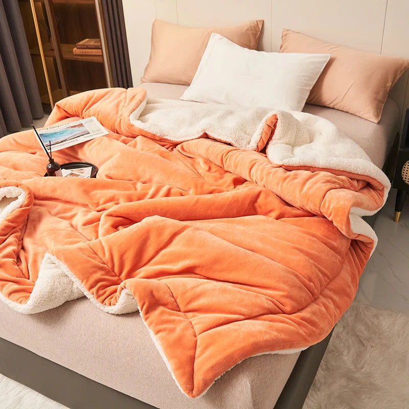 Super Soft Imitation Lambswool Blanket