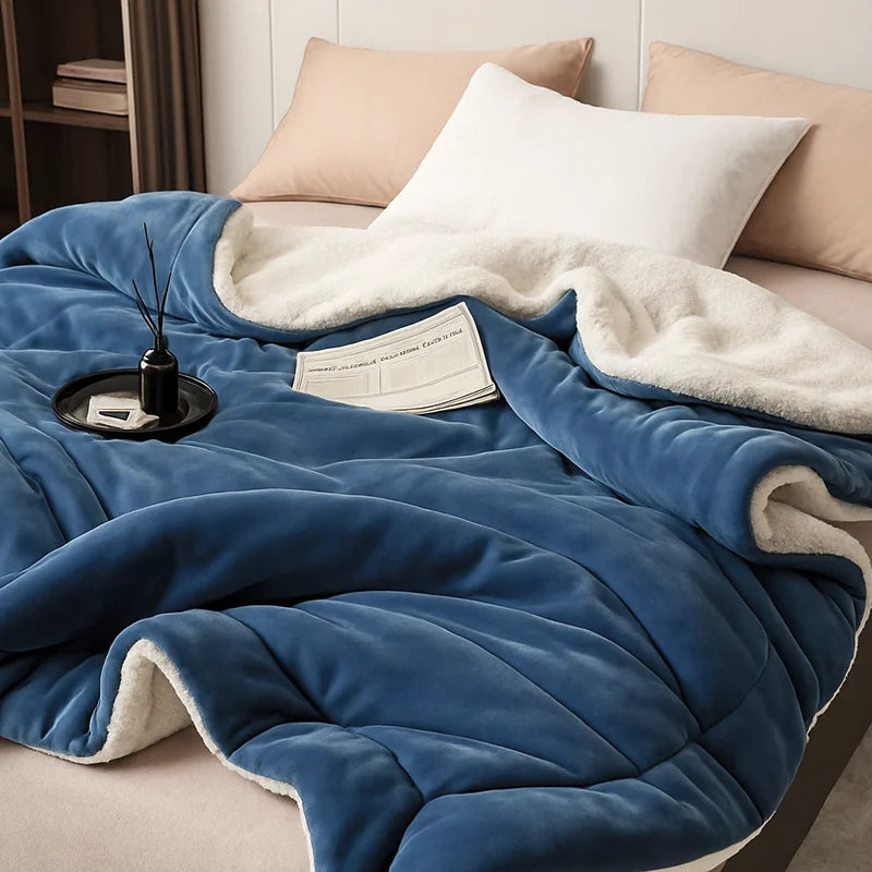Super Soft Imitation Lambswool Blanket