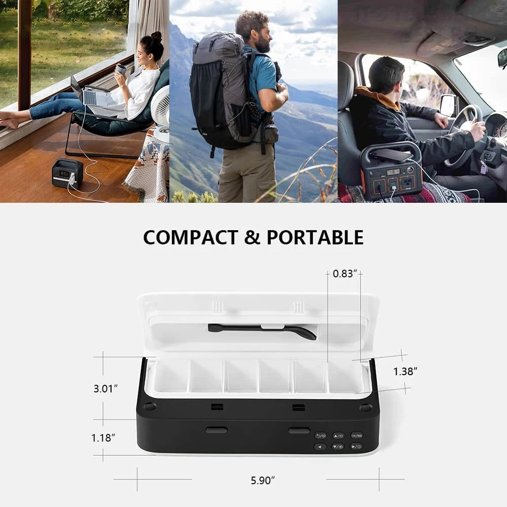 The LSHOW MO-EPC Intelligent Alarm Pill Organizer