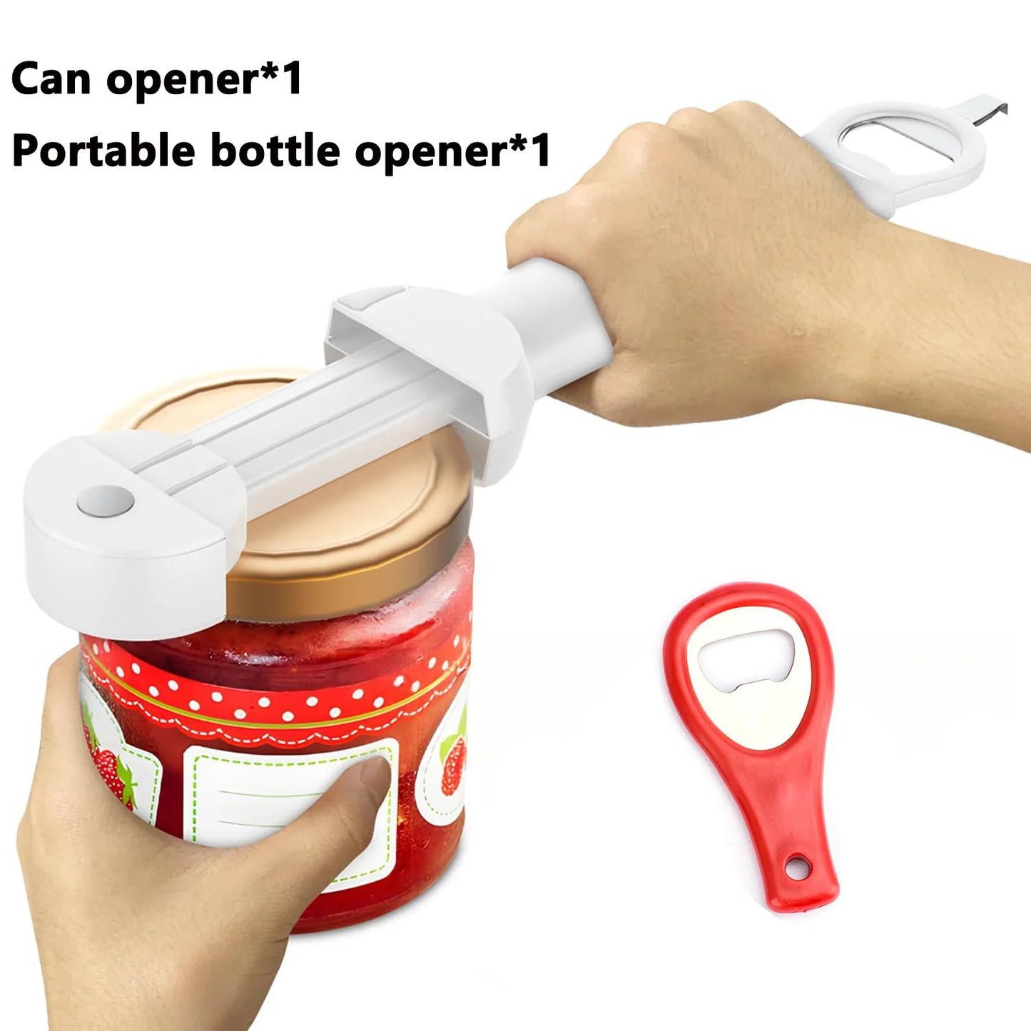 The Ultimate 6-in-1 Stainless Steel Multifunctional Opener