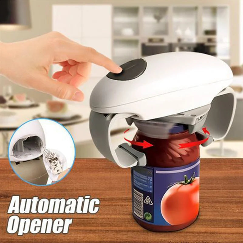 The Hands-Free Precision Electric Jar & Can Opener