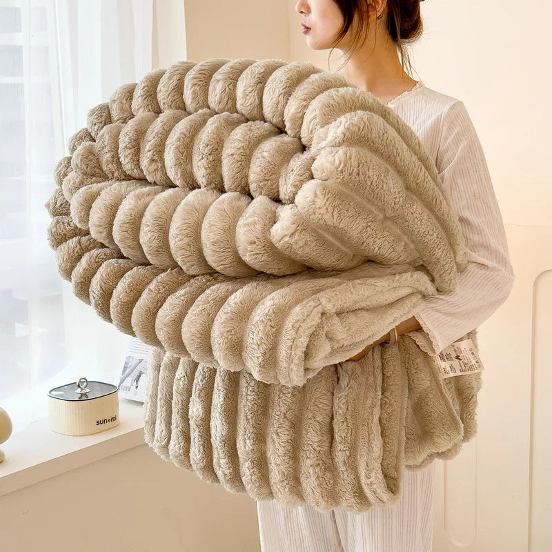 Solid Thickened Blanket