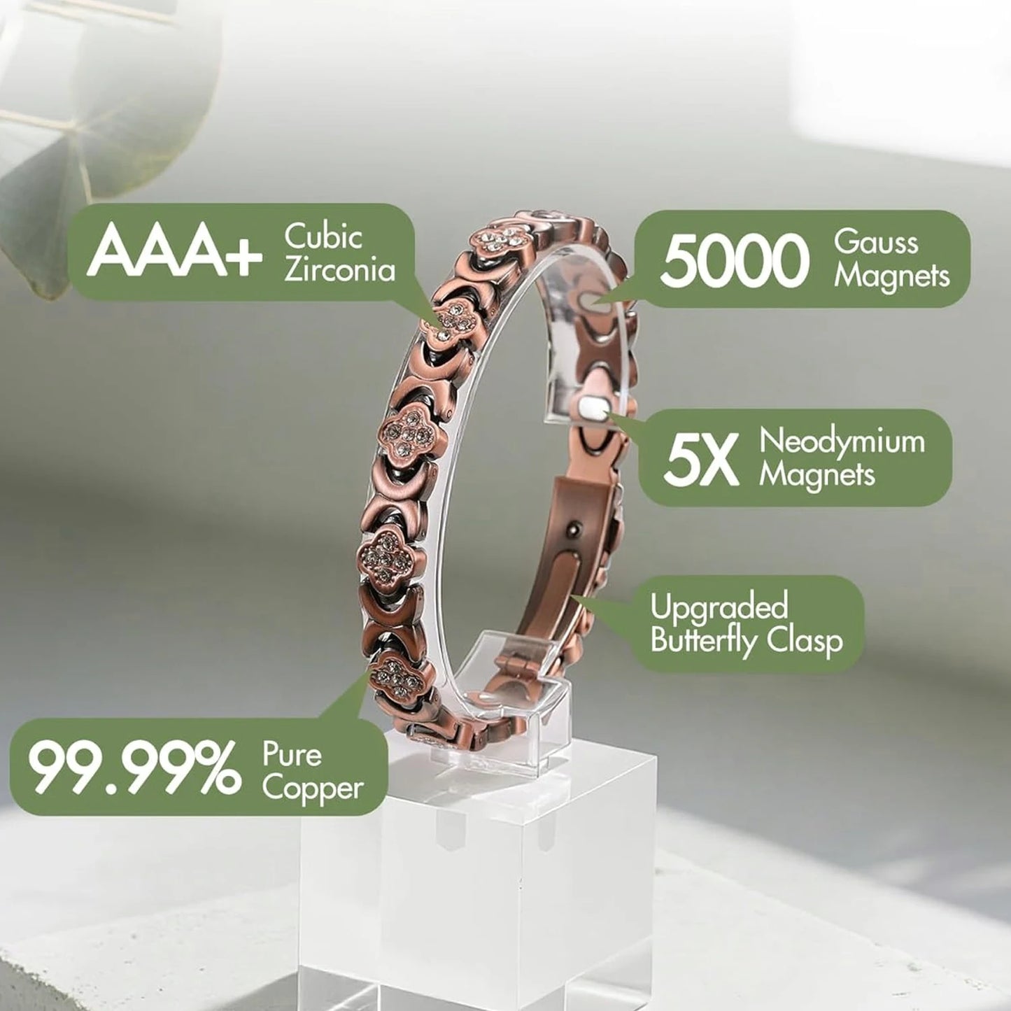The CATZ Vintage Pure Copper Healing Bracelet