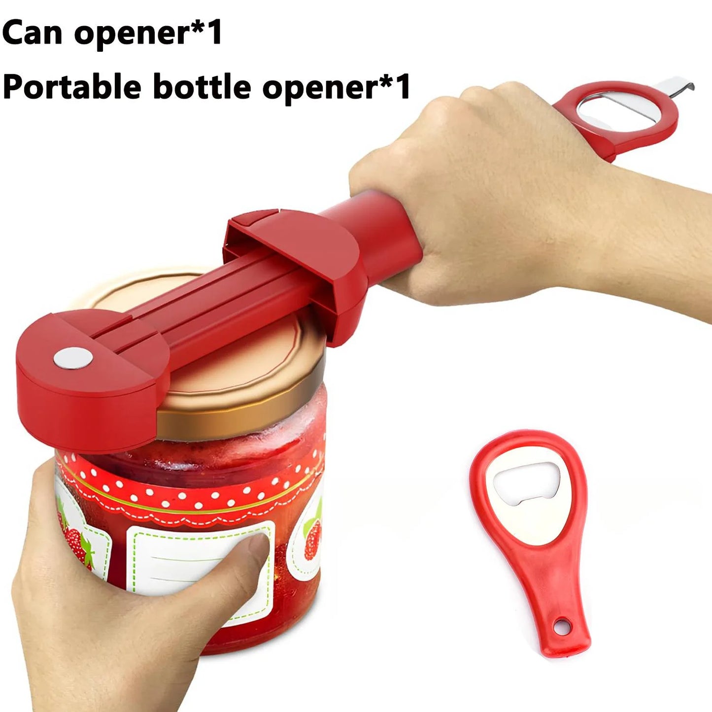 The Ultimate 6-in-1 Stainless Steel Multifunctional Opener
