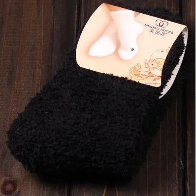 QinyeThree Sweet Animal Embroidery Thermal Socks