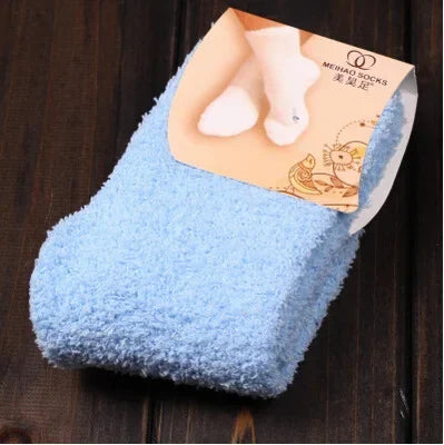 QinyeThree Sweet Animal Embroidery Thermal Socks