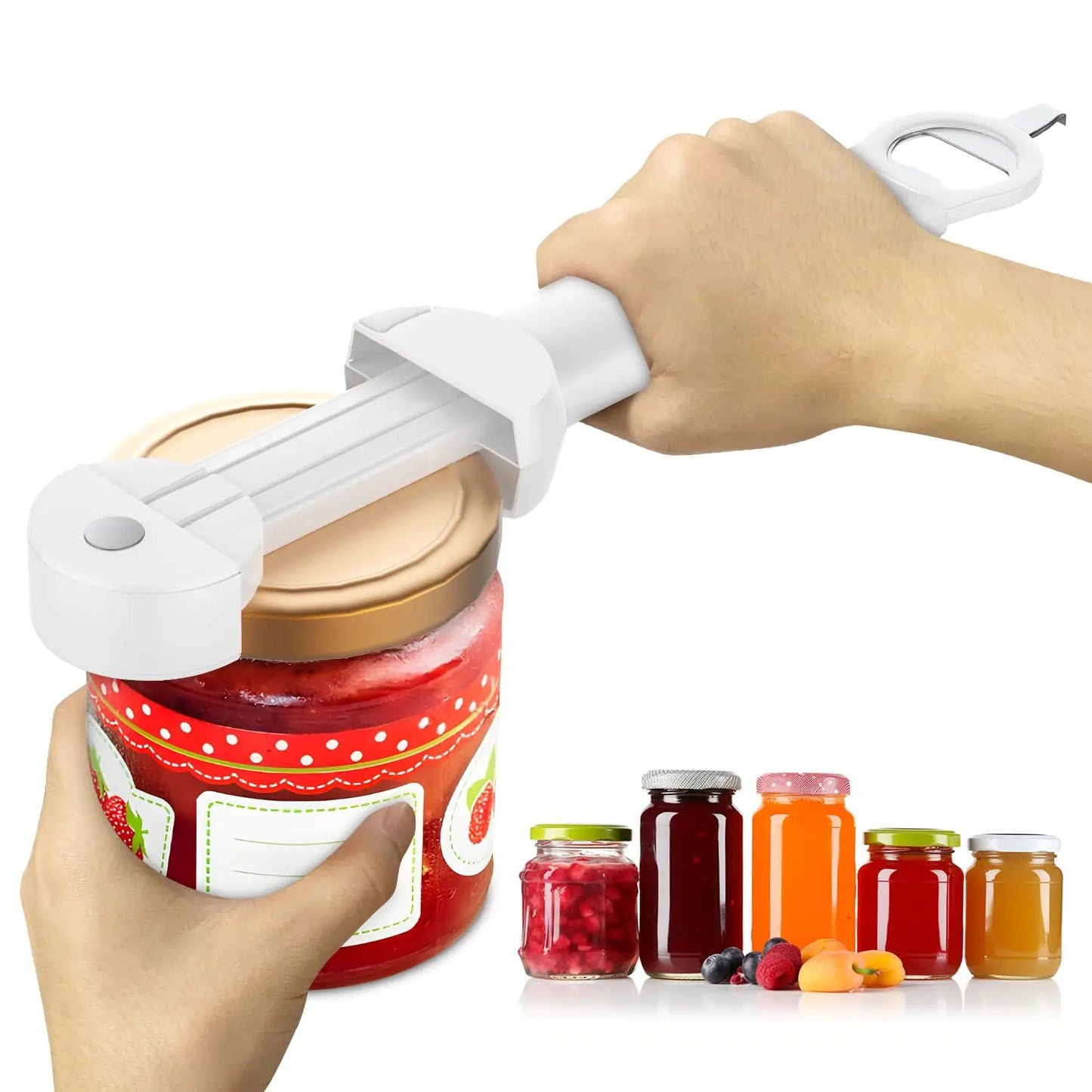 The Ultimate 6-in-1 Stainless Steel Multifunctional Opener