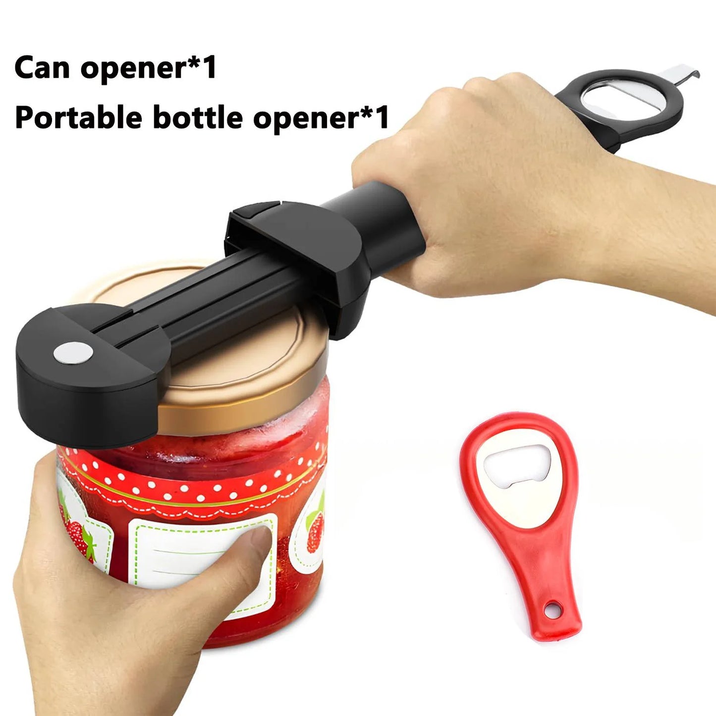 The Ultimate 6-in-1 Stainless Steel Multifunctional Opener