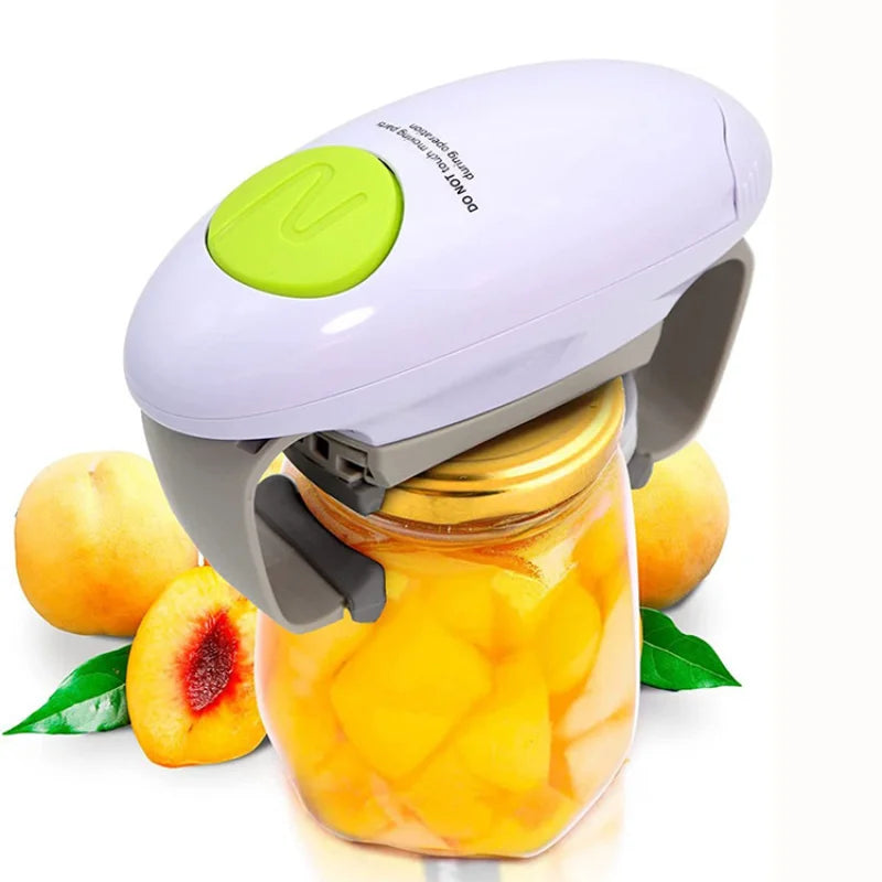 The Hands-Free Precision Electric Jar & Can Opener