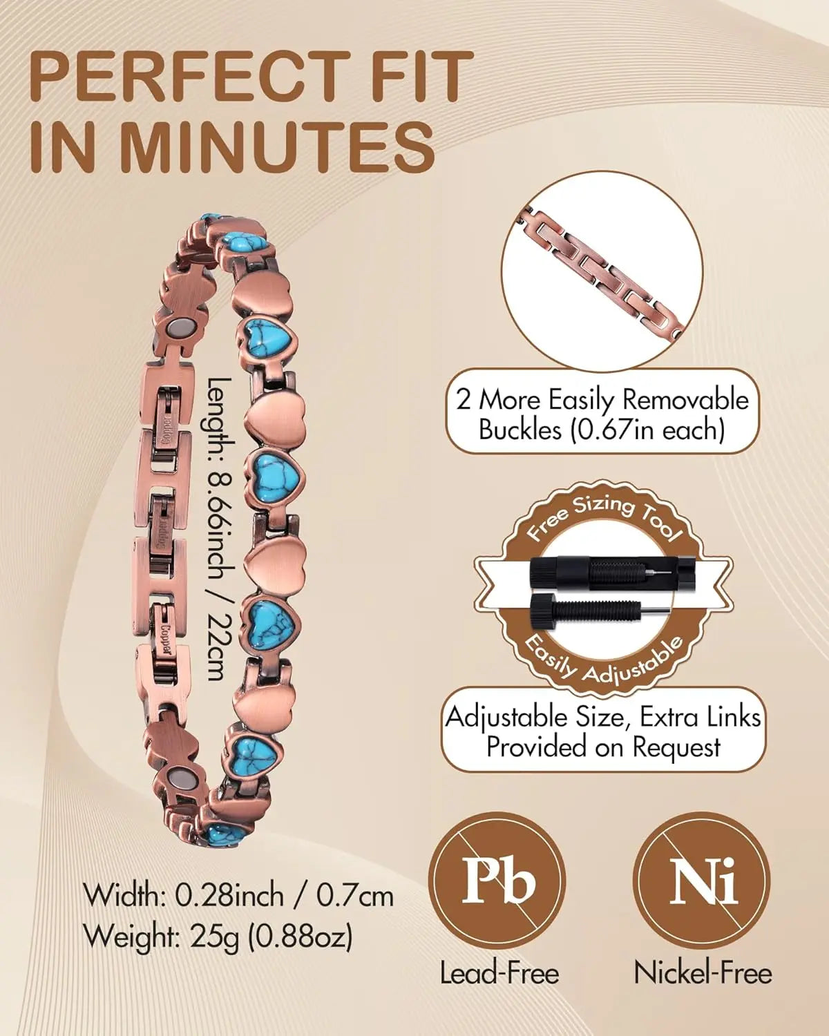 The Aradoo Hybrid Performance Link Bracelet
