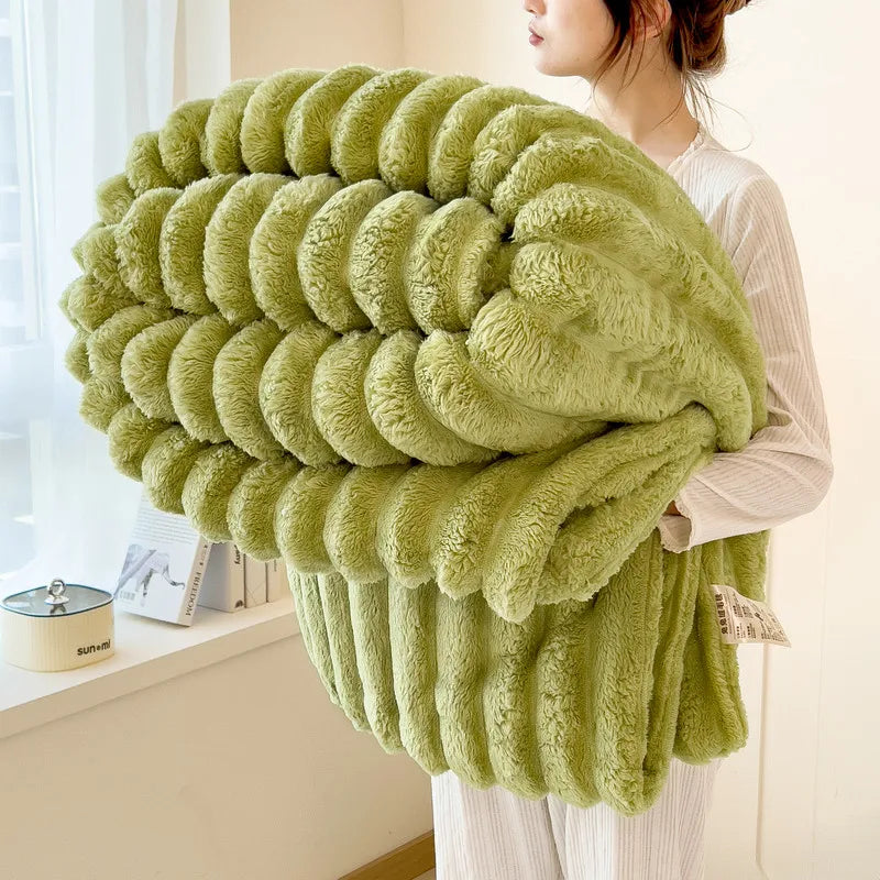 Solid Thickened Blanket