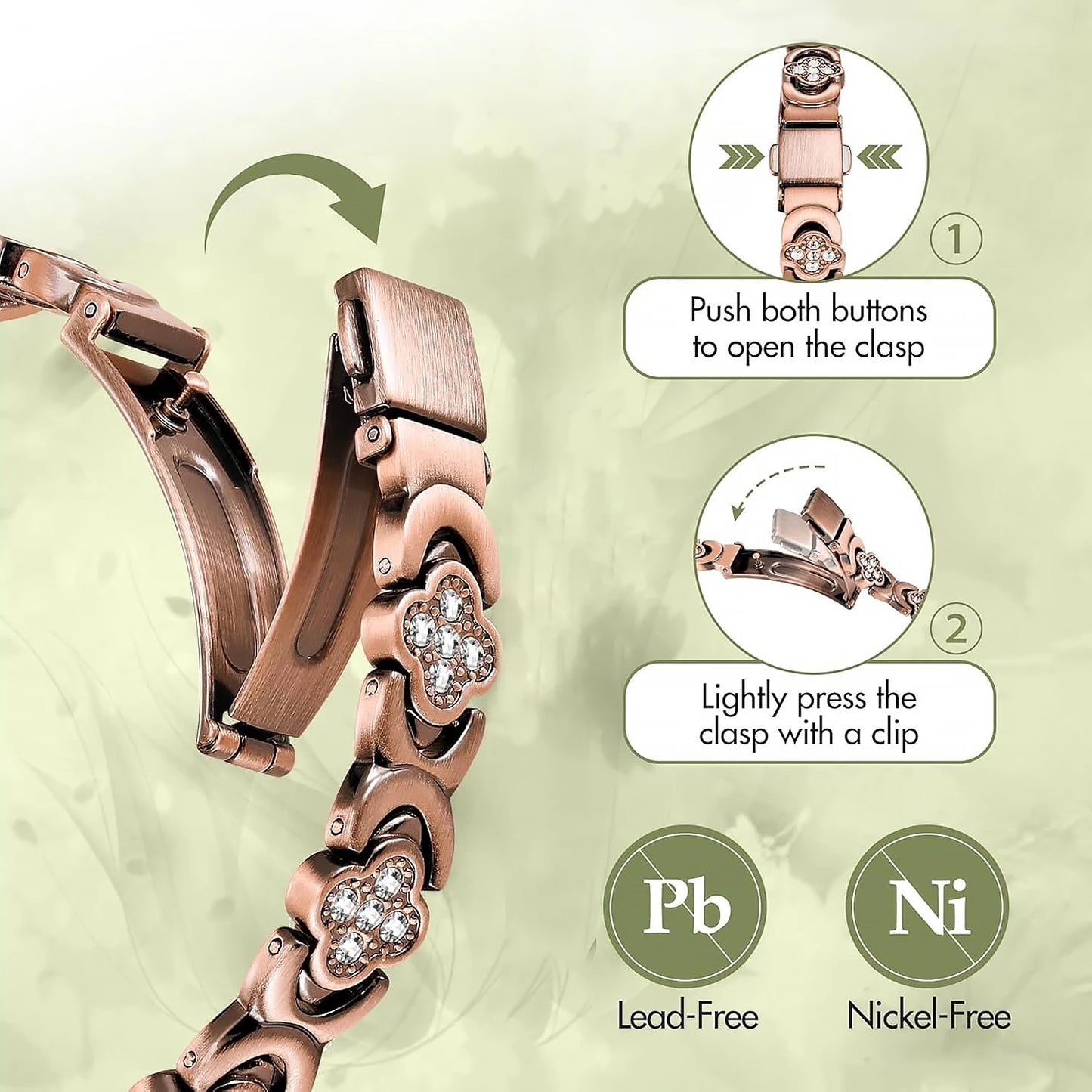 The CATZ Vintage Pure Copper Healing Bracelet