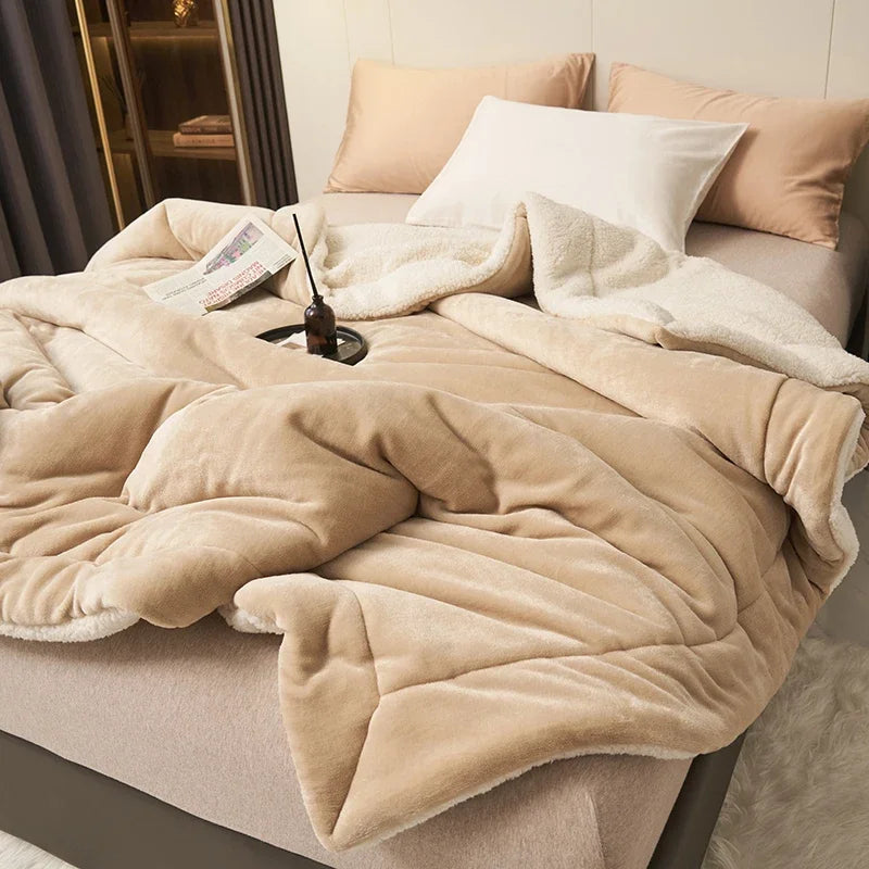 Super Soft Imitation Lambswool Blanket