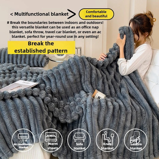 Solid Thickened Blanket