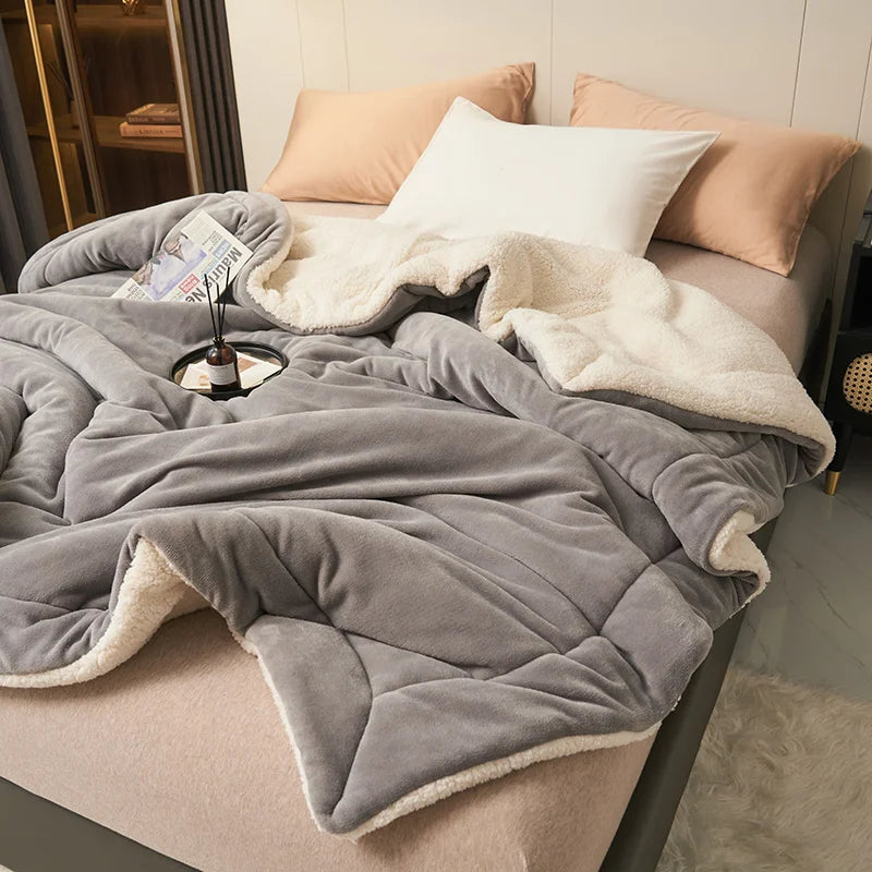 Super Soft Imitation Lambswool Blanket
