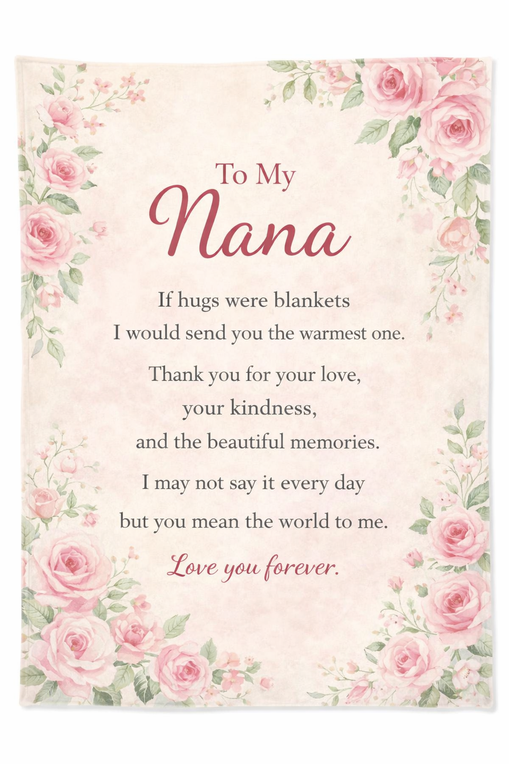 Nana Blanket – A Gift She Will Never Forget